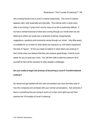 5 Levels of Listening ebook | PDF