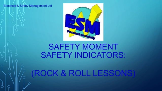 Safety Moment - Rock and Roll Lessons | PPTX