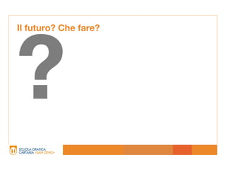 Il futuro? Che fare?




?
 