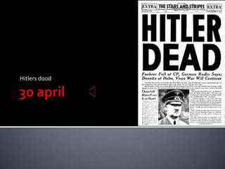Hitlers dood
 