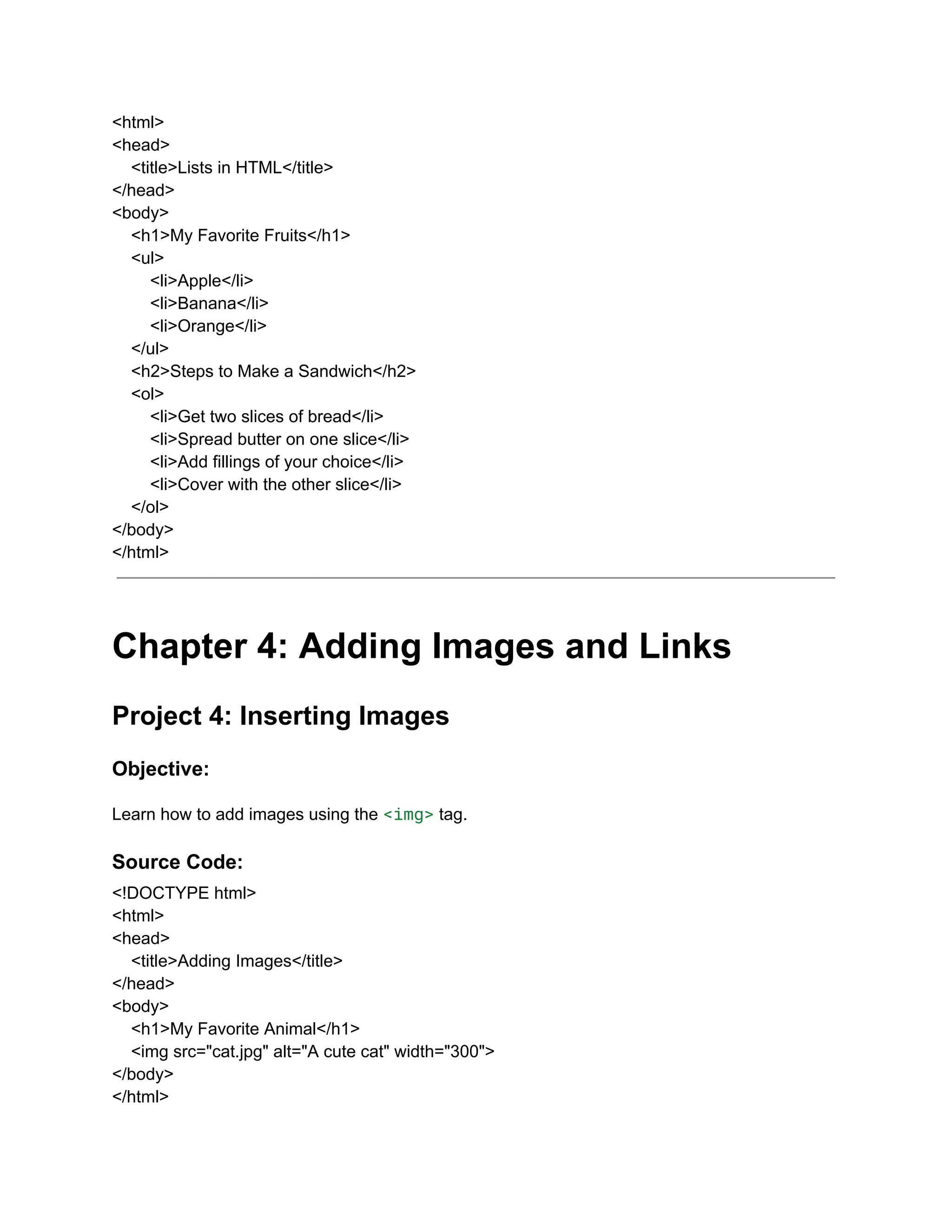 30+ Basic HTML Coding Projects for Class 10.pdf