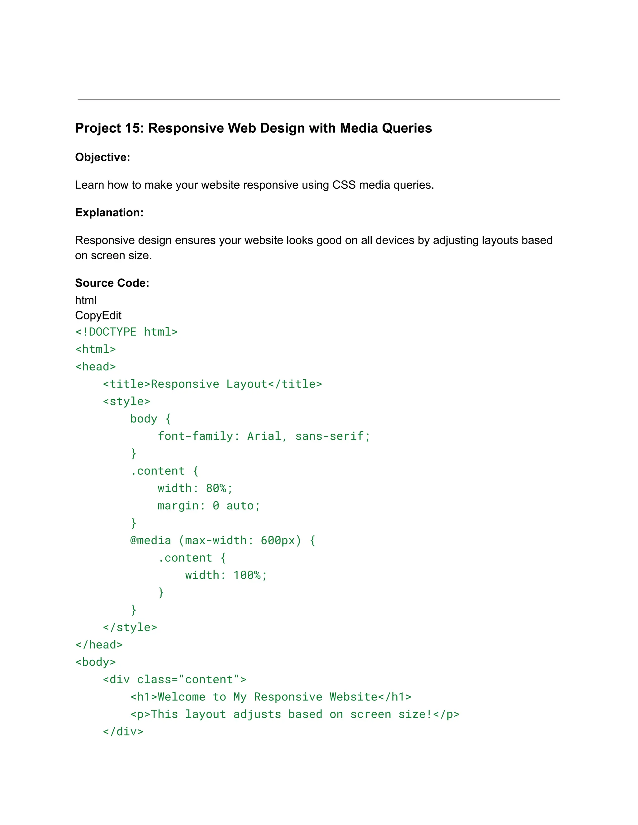 30+ Basic HTML Coding Projects for Class 10.pdf