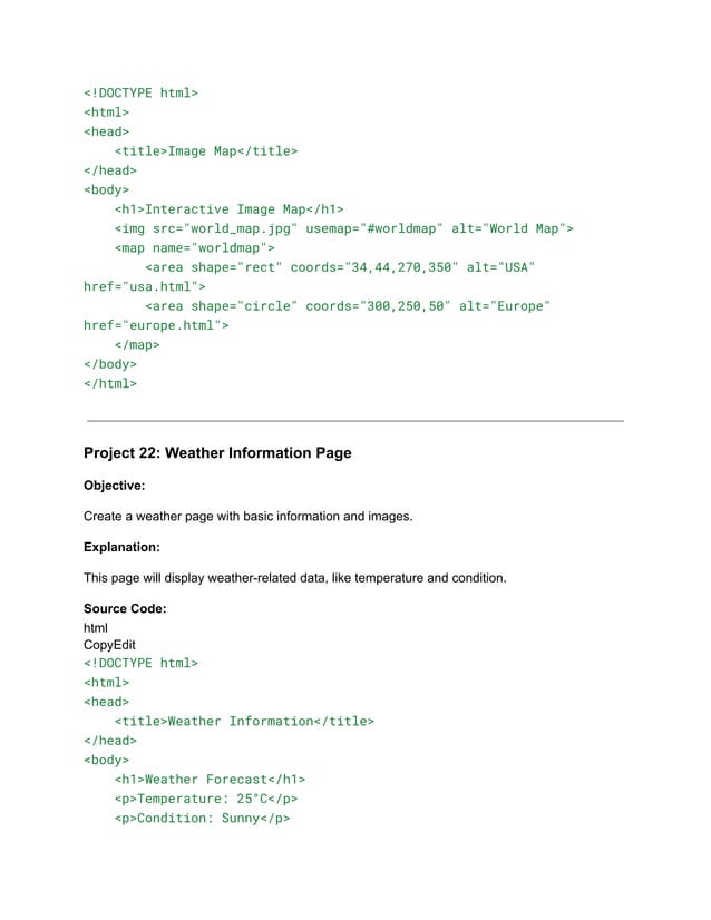 30+ Basic HTML Coding Projects for Class 10.pdf