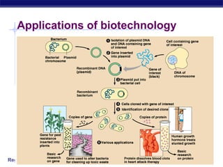 Regents Biology
Applications of biotechnology
 