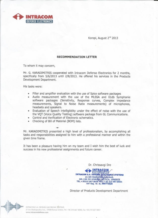 letter of recommendation letter of recommendation time frame