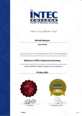 Secretarial Diploma | PDF