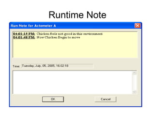 Runtime Note
 