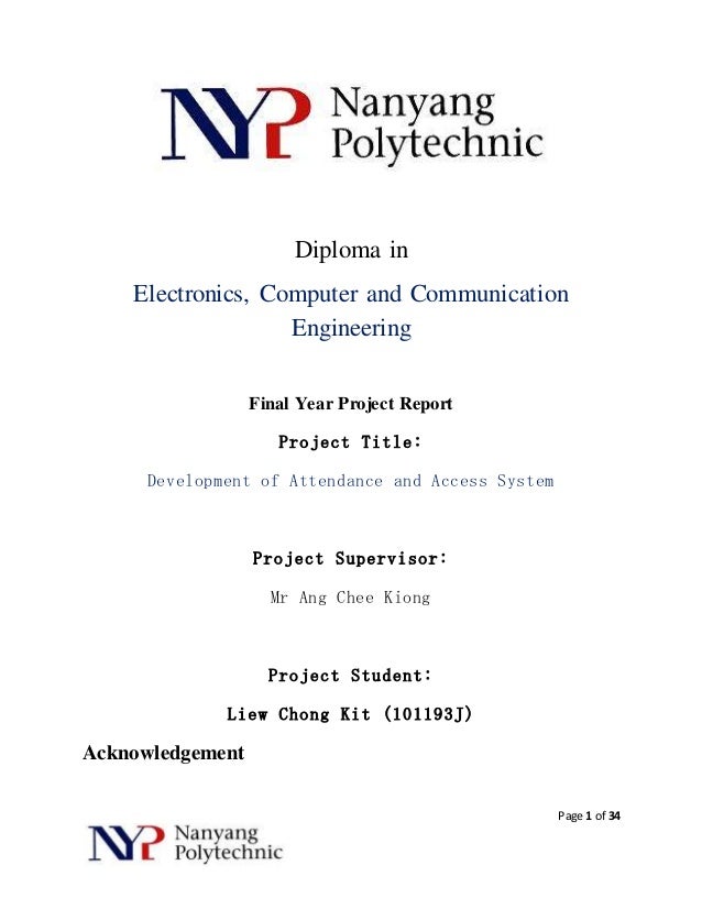 Final Year Project Report