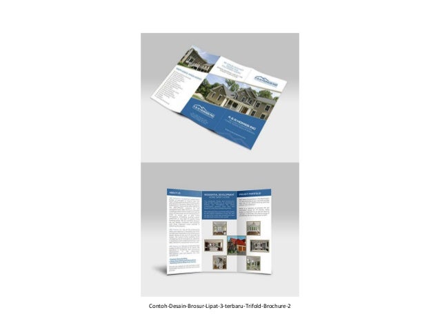 Brochure 25 contoh desain brosur lipat 3 terbaru trifold brochure
