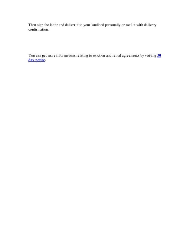 simple 30 day notice to landlord 30 days notice to landlord - Melo.in-tandem.co simple 30 day notice to landlord 30 days notice to landlord - Melo.in-tandem.co