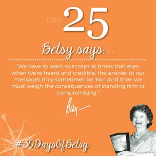 30 Days of Betsy Plank