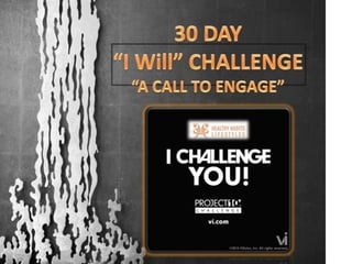 The I Will 30 Day Challenge