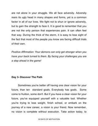 30 days of motivation | PDF