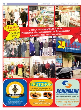 8   Jornal O EXPRESSO | Sábado e domingo, 30 de junho e 1º de julho de 2012
 