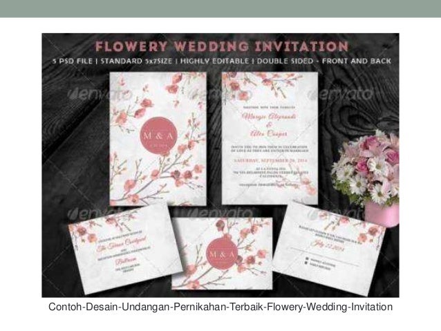 Download 30 Desain Undangan Pernikahan Terbaik Template Photoshop PSD Mockup Templates