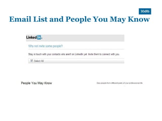 Email List and People You May Know
 