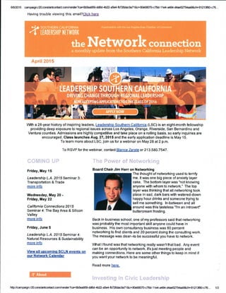 The Network Connection - April 2015