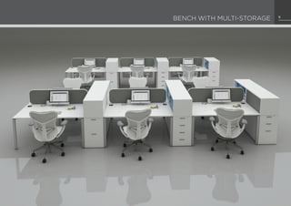 BENCH WITH MULTI-STORAGE 9
 