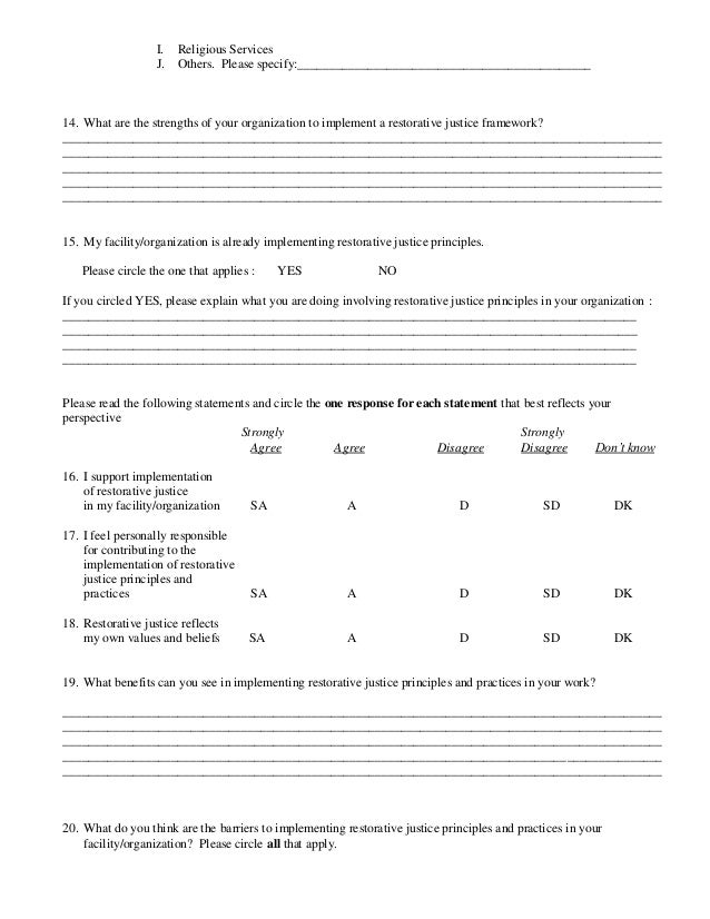 Dissertation recreation survey