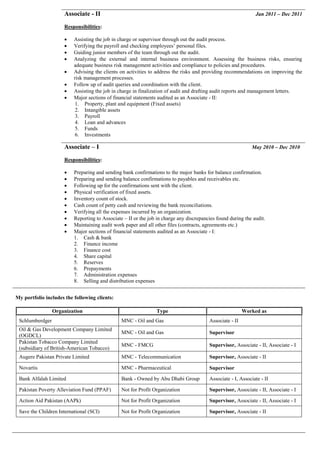Ahsan Abbas (ACCA) - Resume | DOCX