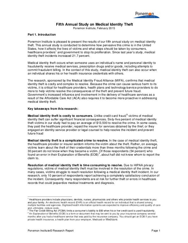 identity theft research paper fifth annual study on identity theft identity theft research paper fifth annual study on identity theft