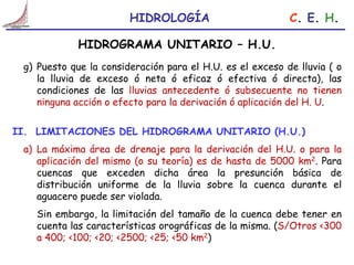 Comprehensive Overview of Unit Hydrograph Theory and Applications in ...