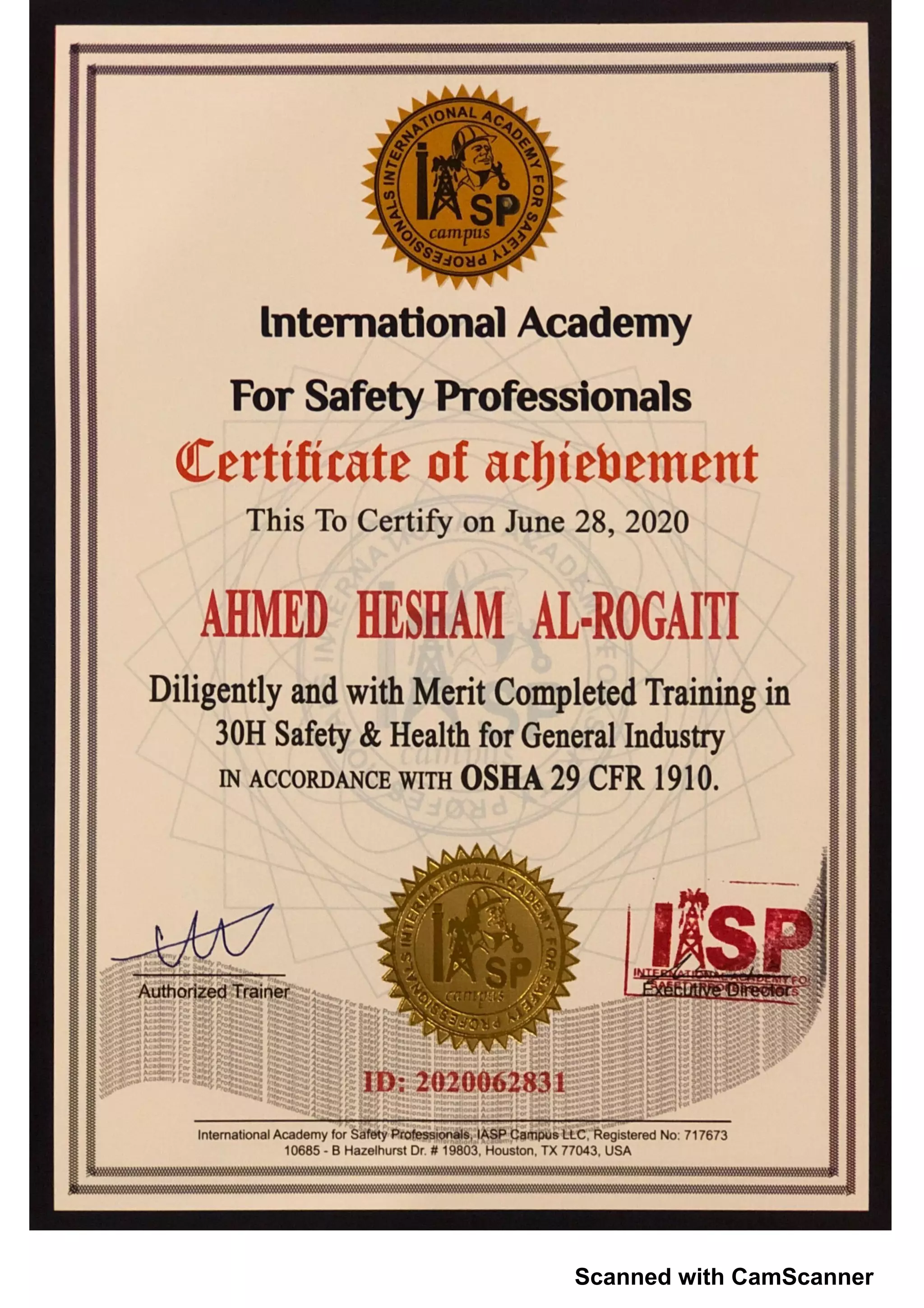 Osha 50 Certification - glu9sny