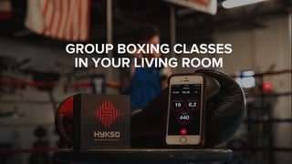 GROUP BOXING CLASSES
IN YOUR LIVING ROOM
 