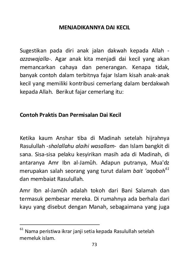 Contoh Teks Dakwah Dai Cilik - Contoh 36 Contoh Teks Dakwah Dai Cilik - Contoh 36