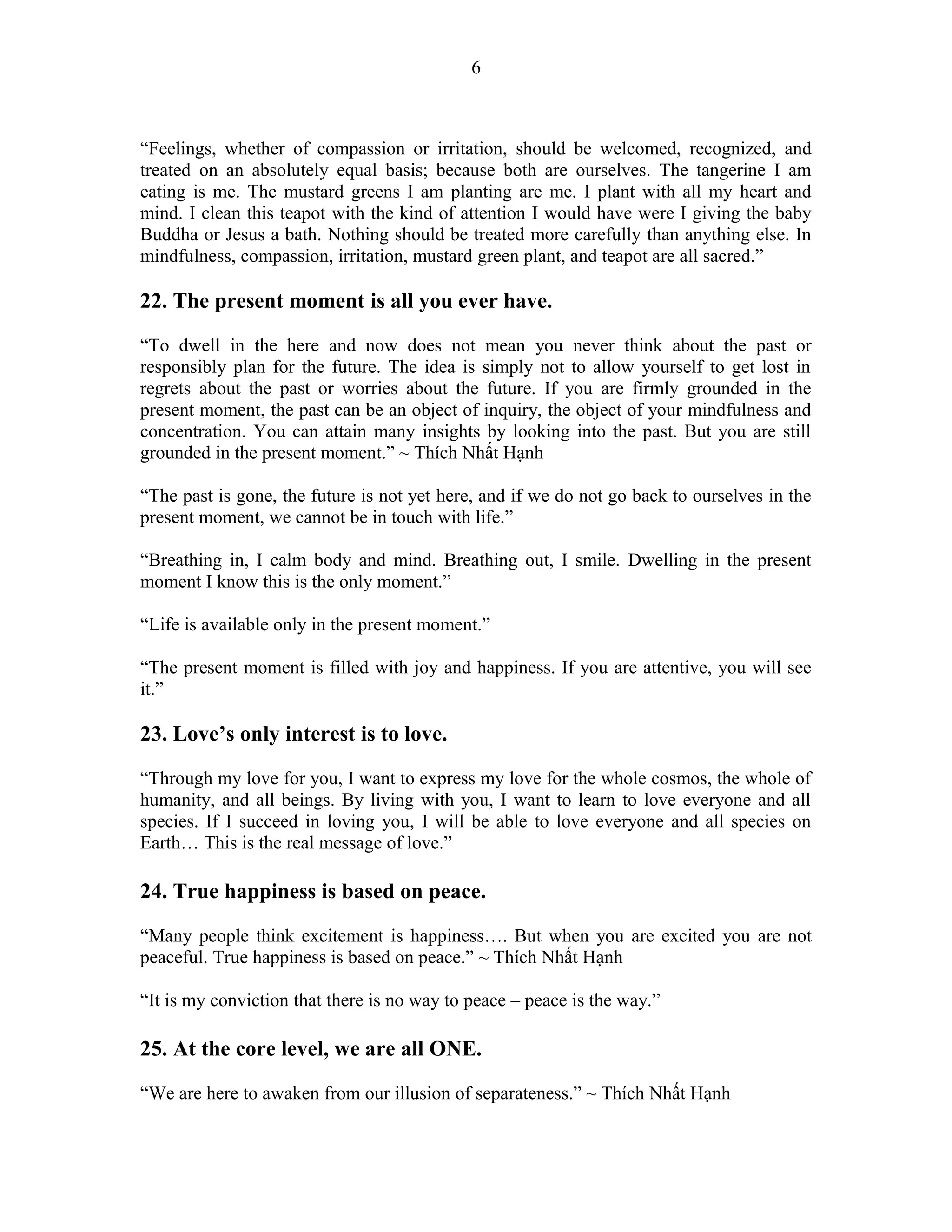 30 Life Changing Lessons To Learn From Thich Nhat Hanh | DOC