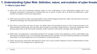 Cyber Risk Evolution 30 Mars _01 Avril_Day 1_AM_Managing Cyber Risk Compliance_110 Slides.pptx