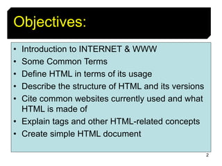 Introduction to HTML | PPT