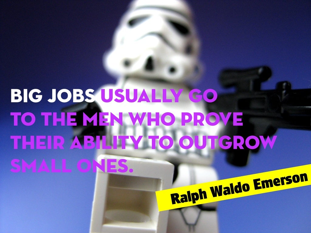 Big jobs usually go to