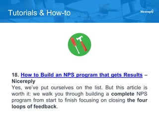 Npss Tutorial 30 Must Read Resources to Improve your NPS | PPTX