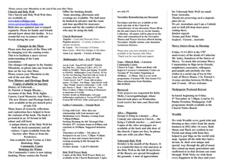 30 October 2011 [newsletter]