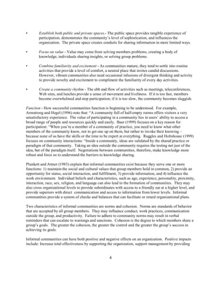 On the Human Dimension of Knowledge Management | PDF