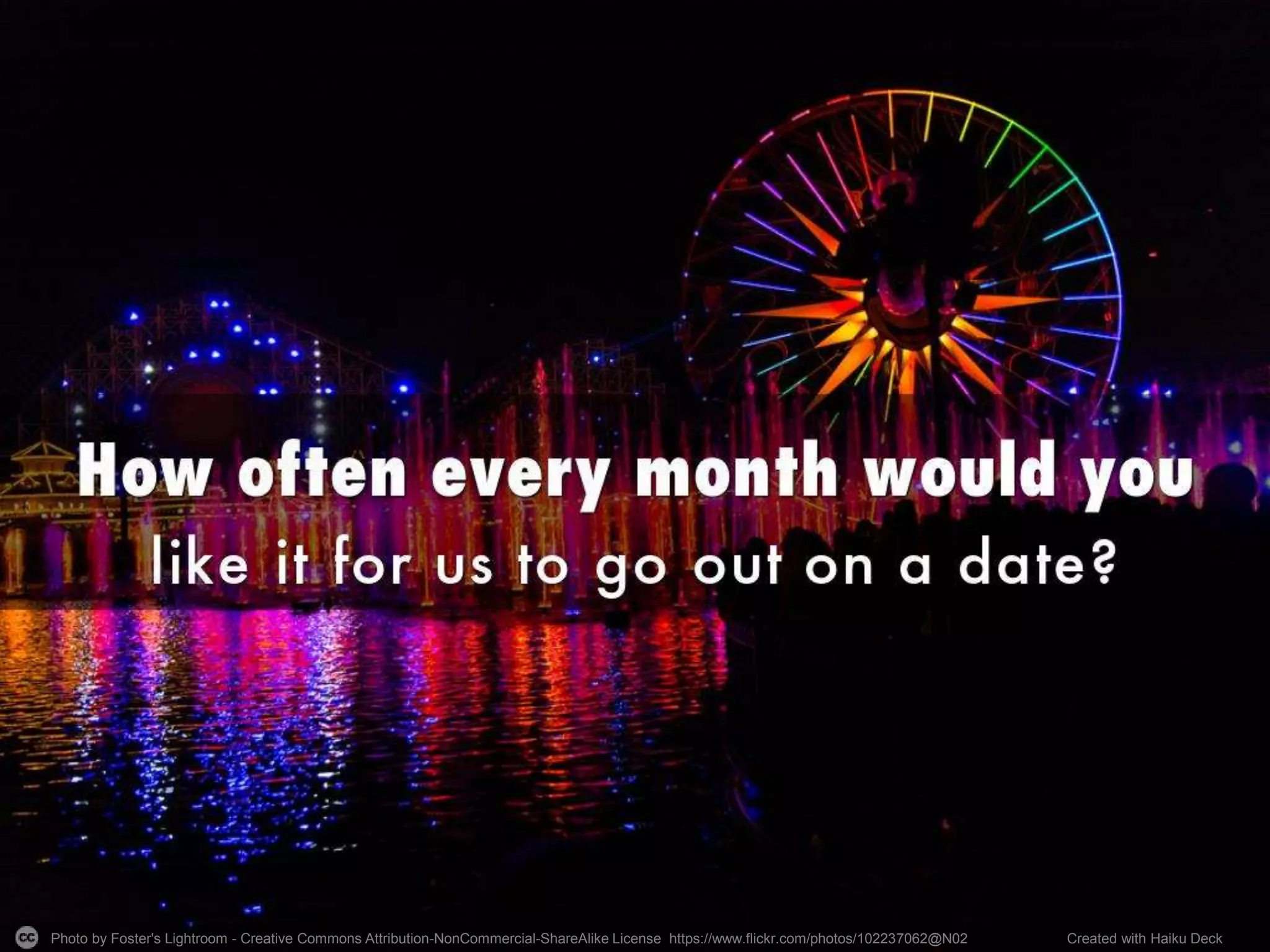 Photo by Foster's Lightroom - Creative Commons Attribution-NonCommercial-ShareAlike License https://www.flickr.com/photos/102237062@N02 Created with Haiku Deck
 