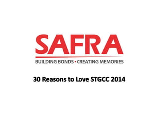 30 Reasons to Love STGCC 2014