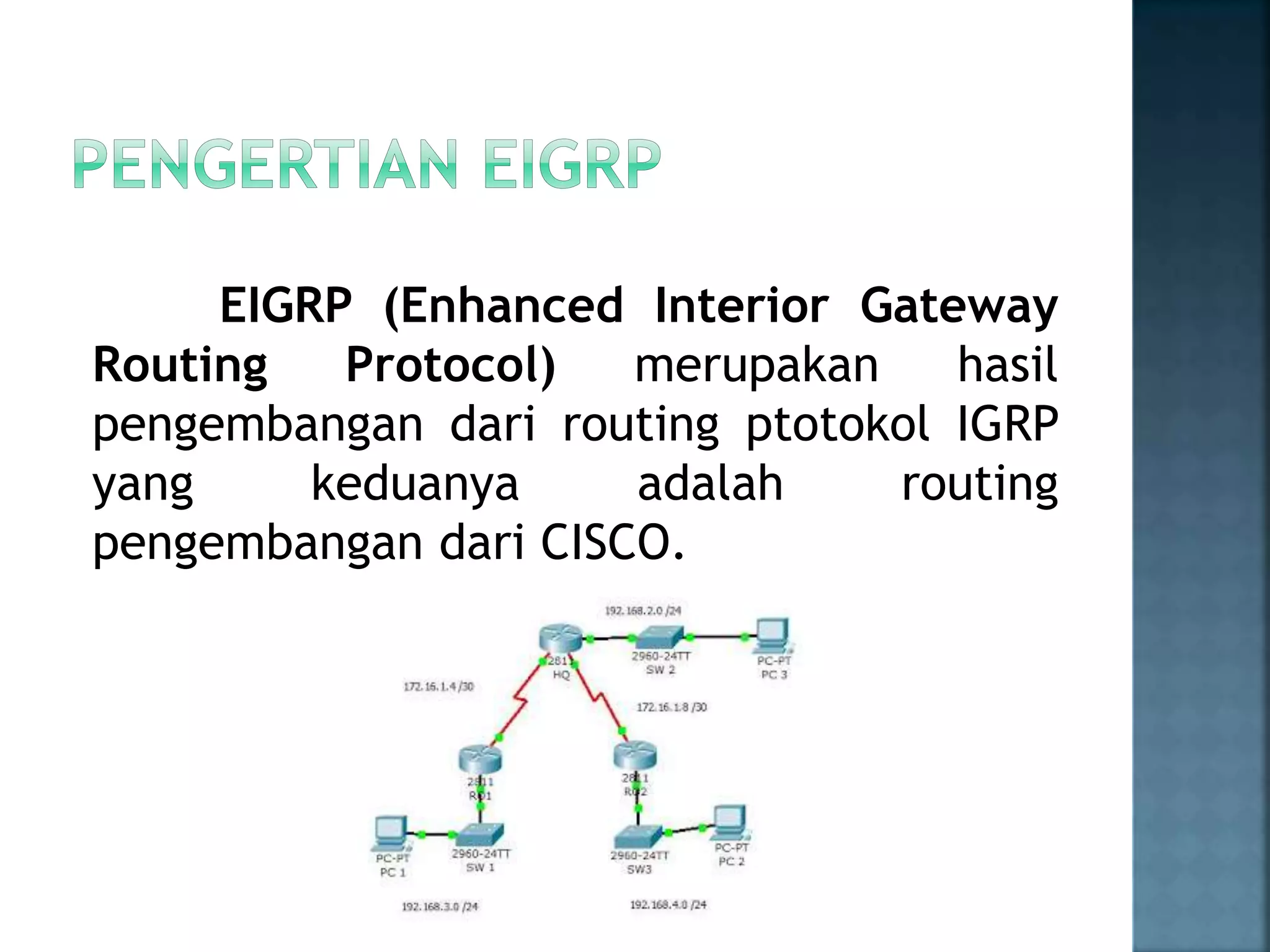 Penggunaan Routing Protocol EIGRP | PPT