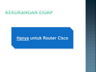 Hanya untuk Router Cisco
 