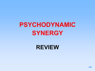 PSYCHODYNAMIC
SYNERGY
REVIEW
206
 