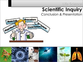 Life Science
Scientific Inquiry
Conclusion & Presentation
 