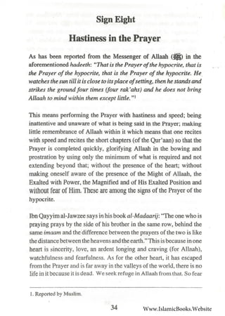 30 Signs of the Hypocrites by Aa'id al-Qarnee | PDF