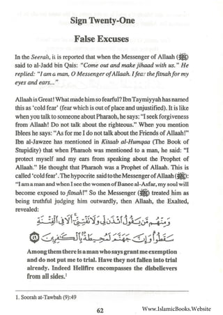 30 Signs of the Hypocrites by Aa'id al-Qarnee | PDF