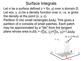 30 surface integrals | PPTX