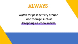 Pest Proofing Tips for Commercial Kitchen | PPTX