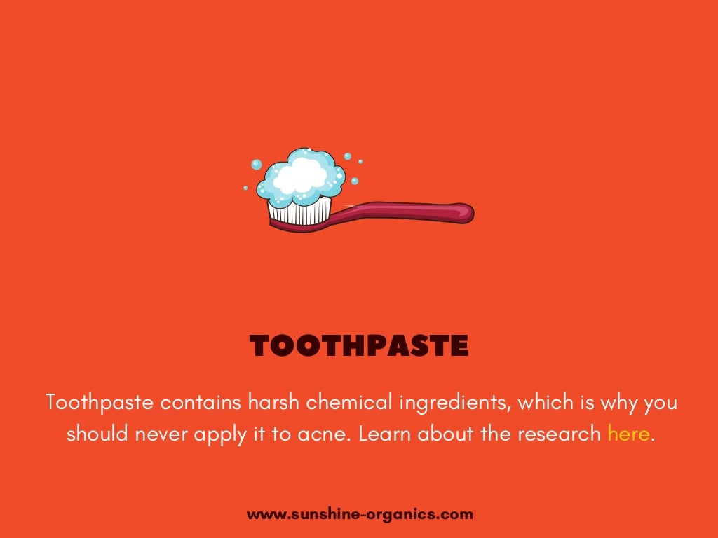 30 things you should never put on your face