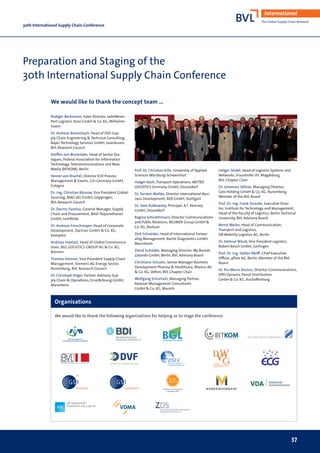 Beckmann Chain 30th International Supply Chain Conference 2013 - Programme and ...
