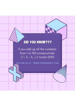 Did You Know ?