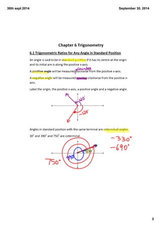30th sept 2014 
2 
September 30, 2014 
 
